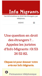 Mobile Screenshot of info-migrants.org